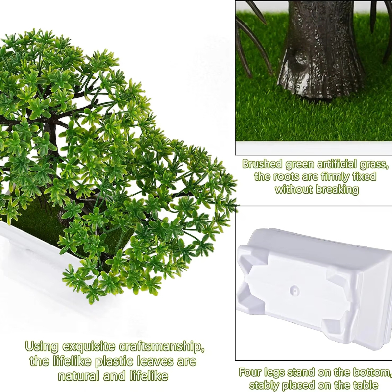 1Pcs Green Artificial Plants B - مراجعة Outdoor Furniture Green وسعره