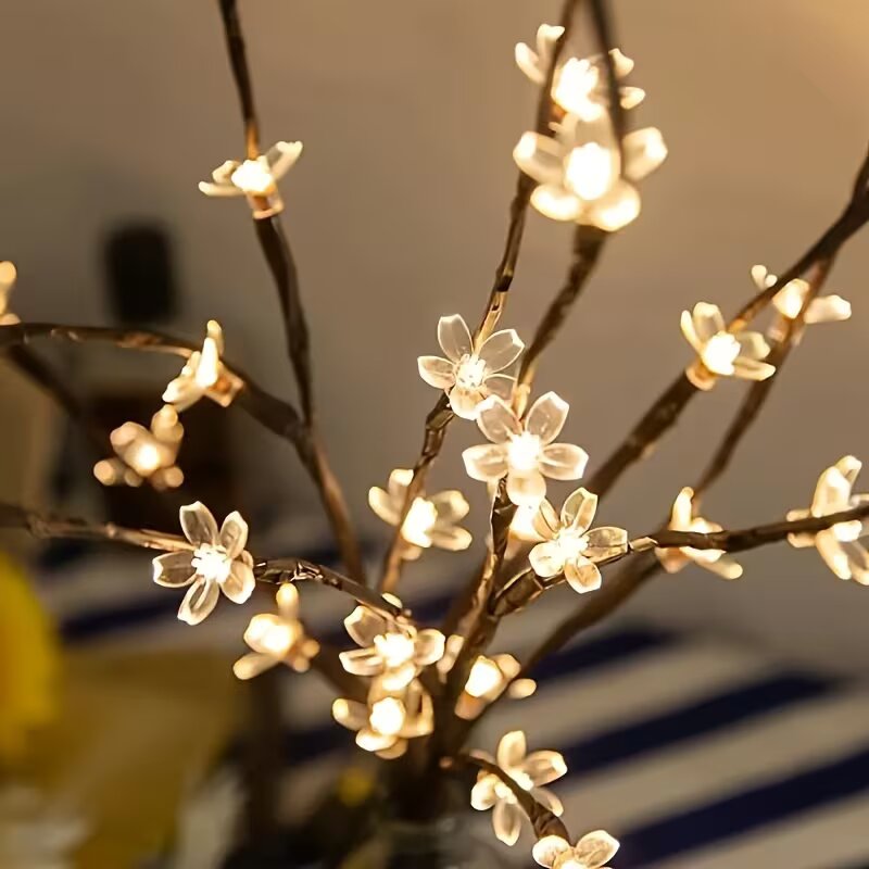 1/2PC 20LED Cherry Blossom Tre - مراجعة Outdoor Furniture Decor وسعره