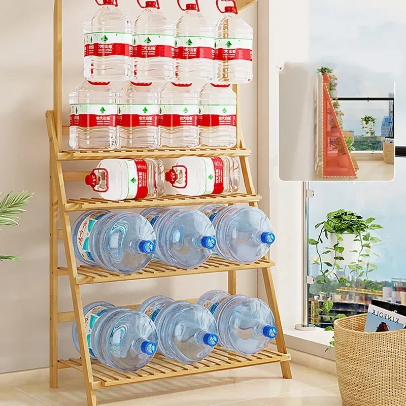 Adjustable Bamboo Plant Shelf  - مراجعة Outdoor Furniture Luxury وسعره
