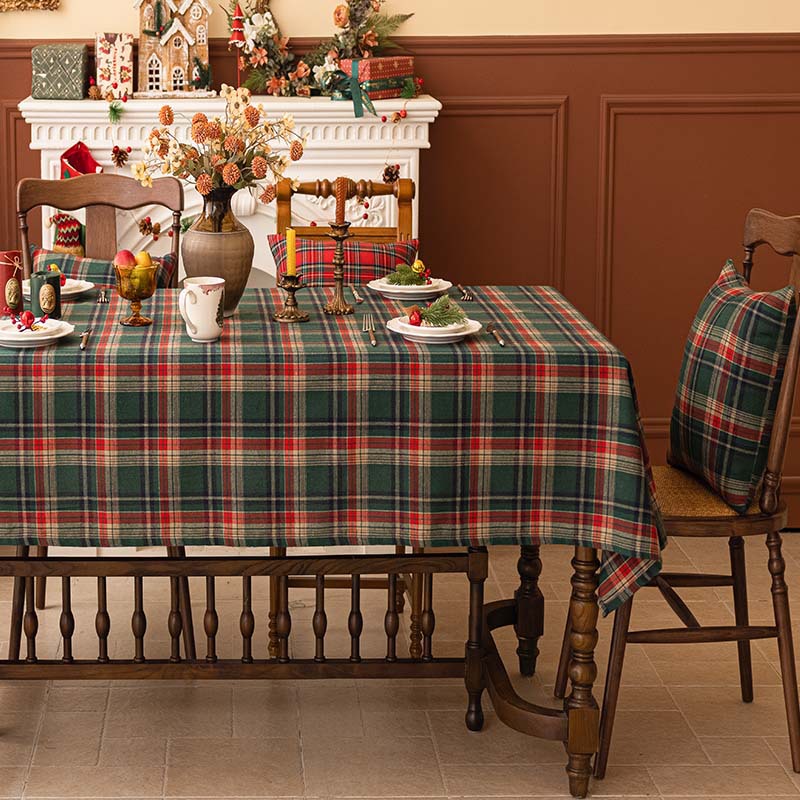 Christmas Decoration Plaid Tab - مراجعة Outdoor Furniture Green وسعره