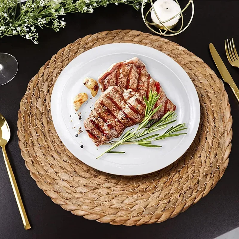 Handwoven Rattan Placemats - H - مراجعة Outdoor Furniture Sale وسعره