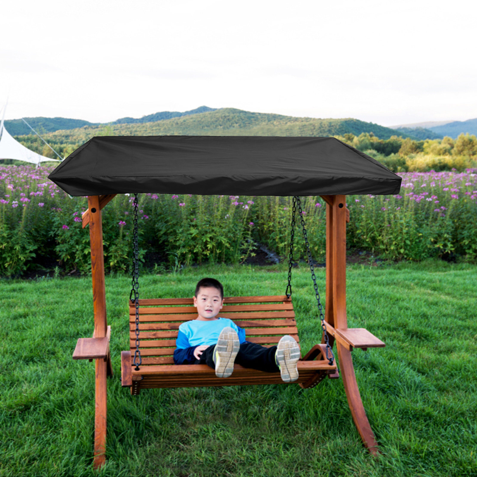 Oxford Fabric Hanging Swing Ch - مراجعة Outdoor Furniture Heavy Duty وسعره