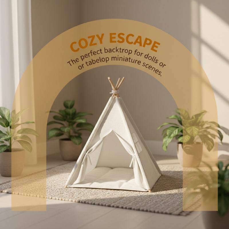 [JN] 1:12 Scale Camping Tent M - مراجعة Outdoor Furniture Decor وسعره