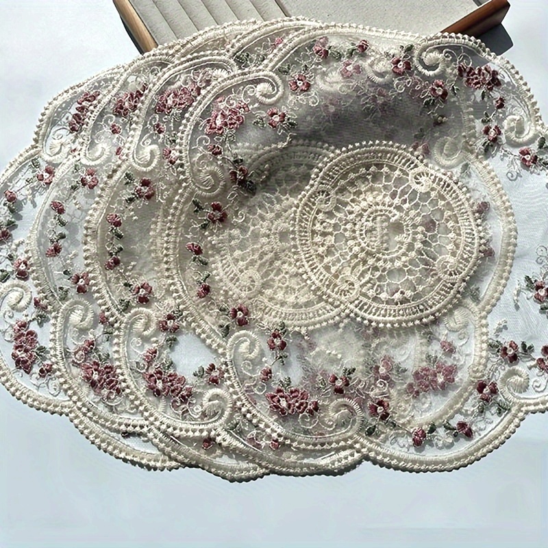 2pcs European Vintage Lace Emb - مراجعة Outdoor Furniture Vintage وسعره