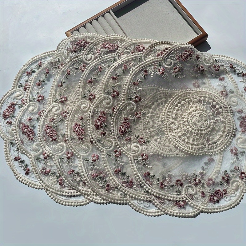 2pcs European Vintage Lace Emb - مراجعة Outdoor Furniture Vintage وسعره