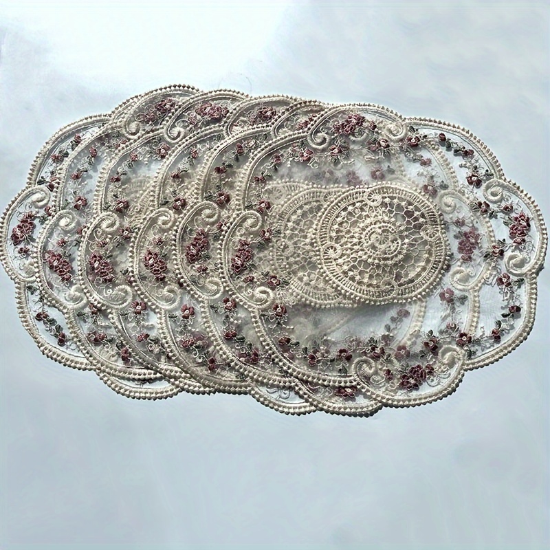 2pcs European Vintage Lace Emb - مراجعة Outdoor Furniture Vintage وسعره