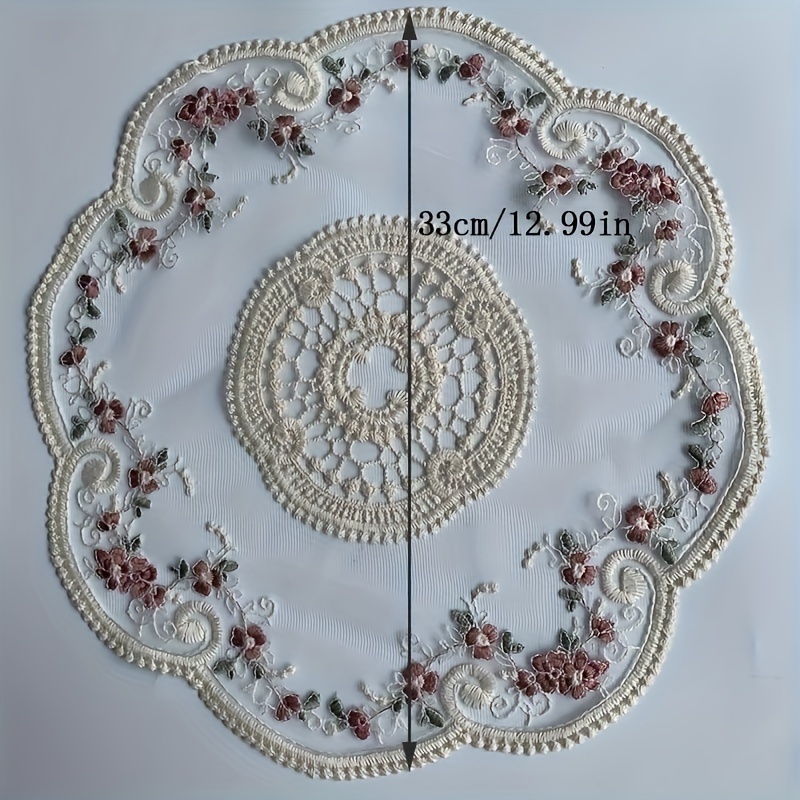 2pcs European Vintage Lace Emb - مراجعة Outdoor Furniture Vintage وسعره