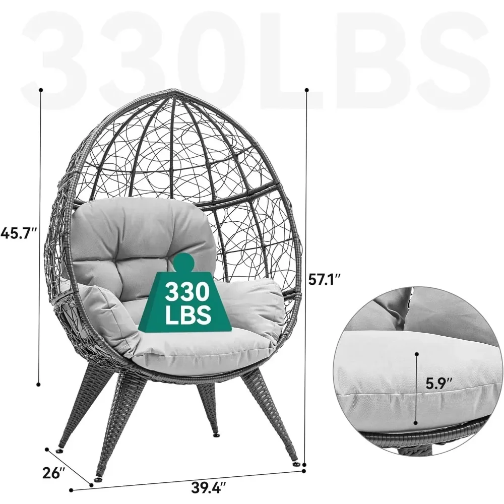 v Hanging Egg Chair, Hammock E - مراجعة Outdoor Furniture No Cushions وسعره