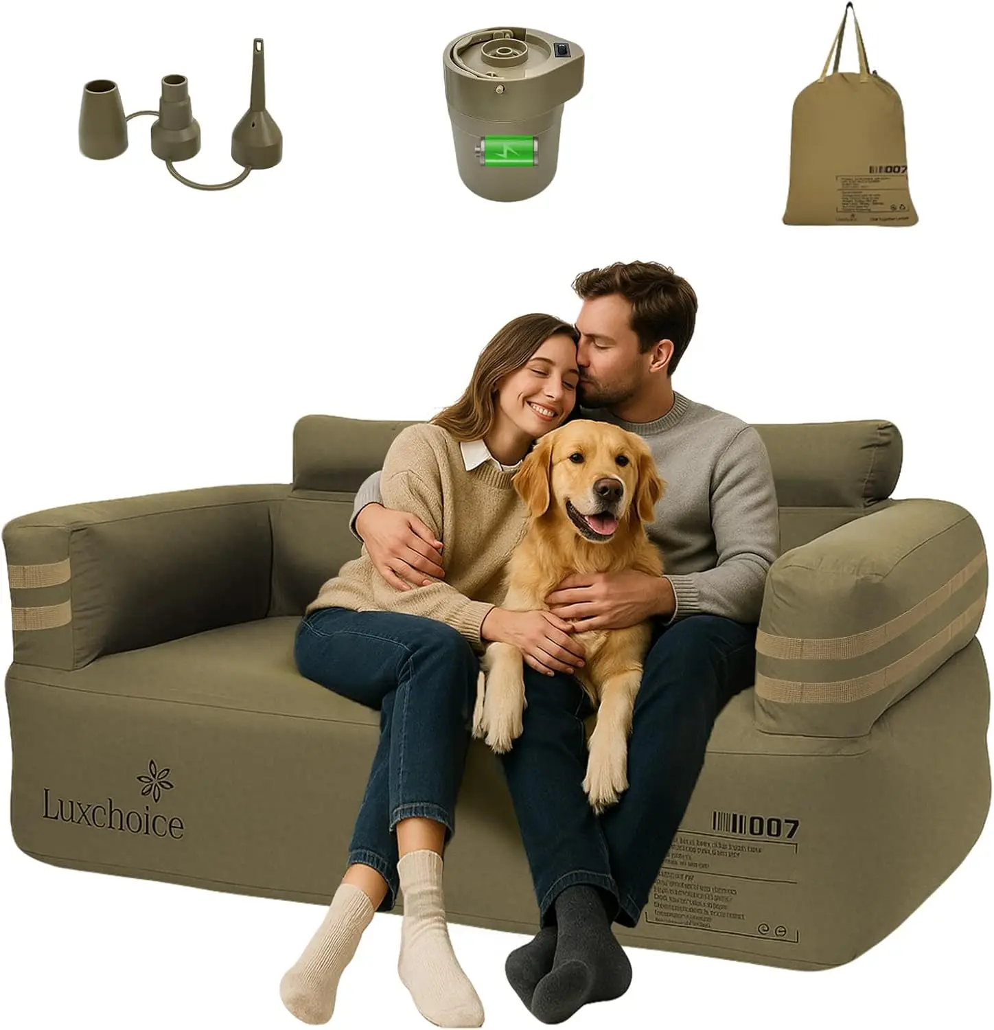 Portable Inflatable Couch for  - مراجعة Outdoor Furniture Luxury وسعره