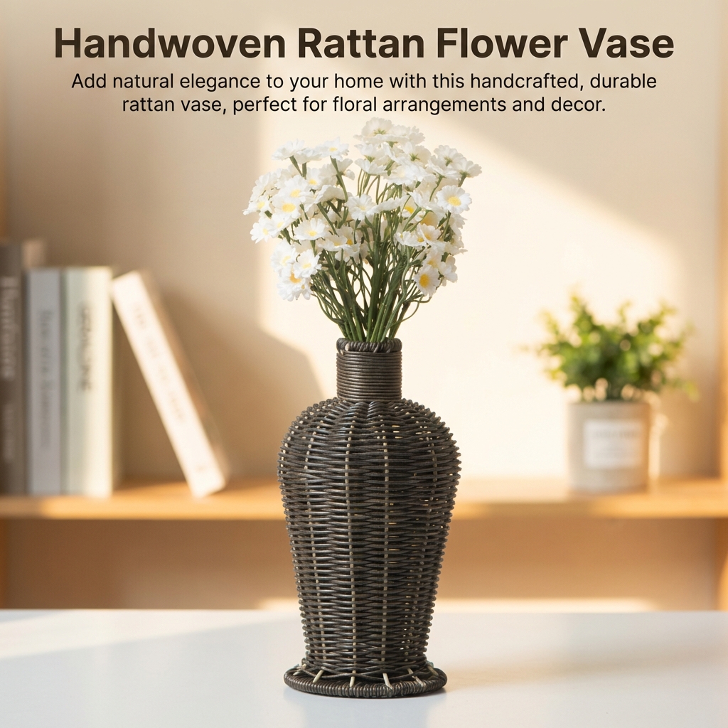 Plastic Rattan Weave Vase Hand - مراجعة Outdoor Furniture Sale وسعره