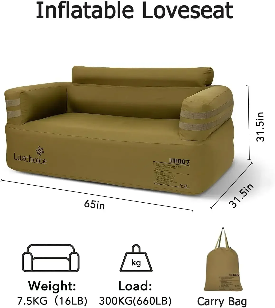 Portable Inflatable Couch for  - مراجعة Outdoor Furniture Luxury وسعره