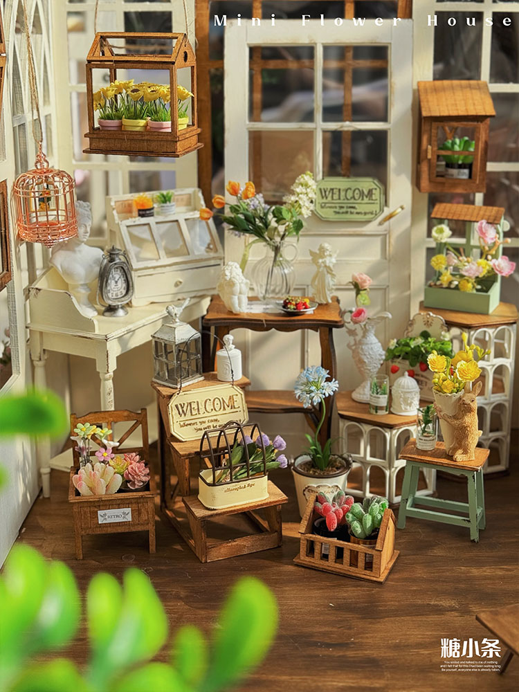 Doll House Miniature Garden Ac - مراجعة Outdoor Furniture Vintage وسعره
