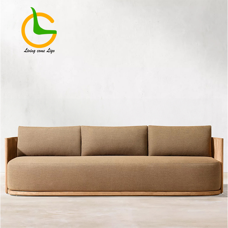 Luxury L-shaped Teak Wood Outd - مراجعة Outdoor Furniture Luxury وسعره