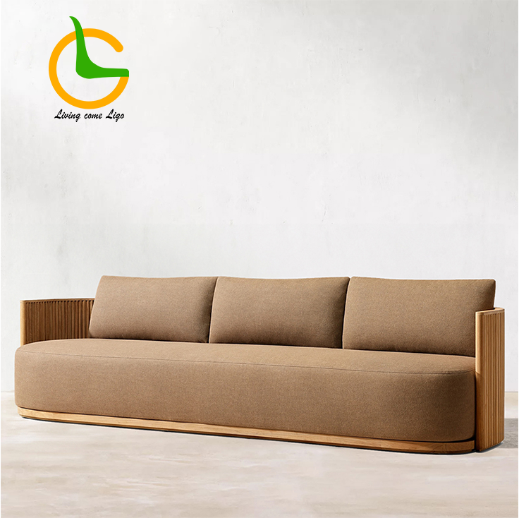 Luxury L-shaped Teak Wood Outd - مراجعة Outdoor Furniture Luxury وسعره